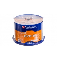 Płyta DVD+R VERBATIM 4,7GB x16 MATT SILVER |CAKE 50szt.|