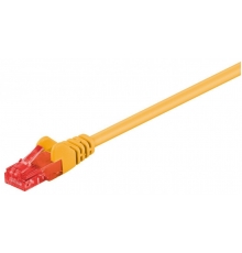 Kabel krosowy patchcord U|UTP kat.6 CCA żółty 7,5m 68428