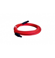 Przedłużacz solarny kabel 6mm2 z wtykami MC4 czarny|czerwony 1  50m, Kolor Czerwony, Długość 2m