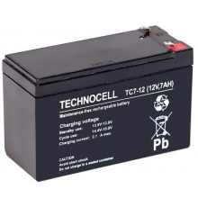 Akumulator bezobsługowy AGM 7Ah 12V Technocell TC 712