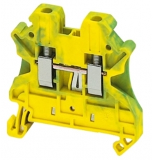 Złączka szynowa ochronna 2-przewodowa 2,5mm2 żółto-zielona ATEX NSYTRV22PE /50 szt./