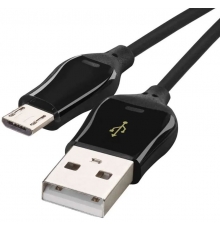 Przewód Quick Charge 2A USB 2.0 High Speed 1m USB - microUSB SM7004B