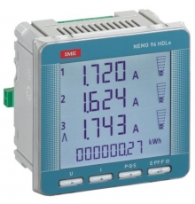 Miernik parametrów sieci NEMO 96 HDLE tablicowy 15A 500V A80265VAC|110300VDC wyjście impulsowe + RS485 MF96421