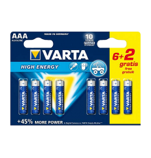 Bateria alkaliczna VARTA LR03 HIGH ENERGY 8szt./bl.
