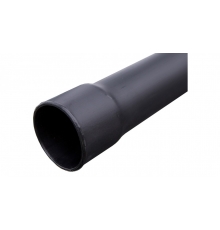Rura osłonowa gładka kielichowa czarna 75mm UV 75X4 |3m| RHDPE UV 75x4