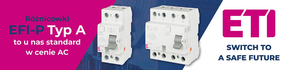 ETI - Różnicówki EFI-P Typ A to u nas standard w cenie AC