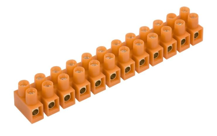 SIMET Listwa zaciskowa gwintowa 12-torowa 10mm2 pomarańczowa 400V LTF 12-10.0 21512108
