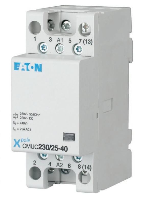 Stycznik instalacyjny z cewką AC/DC 230 V AC/DC 3 N/C + 1 N/O 25A 137401