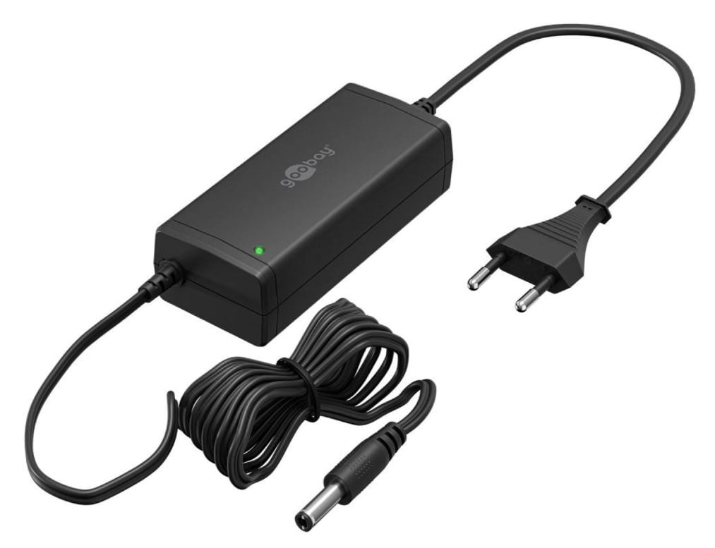 Zasilacz z wtyczką DC 5,5mm x 2,1mm 36W 3A 12V 64980 /1,8m/