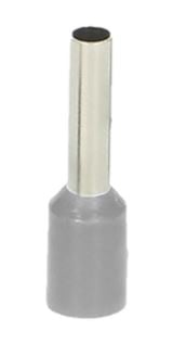 Tulejka izolowana, przekrój maksymalny 2,5mm2, długość miedzianej tulejki 10mm, Blister 25 szt.,OR-KK-8100/2,5/10/B2