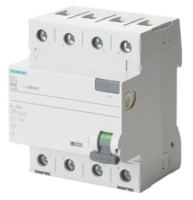 Wyłącznik różnicowoprądowy 4P SIEMENS 5SV3344-3