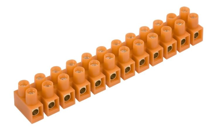 SIMET Listwa zaciskowa gwintowa 12-torowa 10mm2 pomarańczowa 400V LTF 12-10.0 21512108