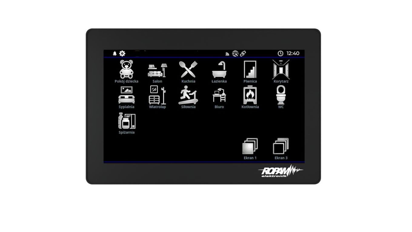7 calowy Panel dotykowy, czarny, pojemnościowy, TPR-7B