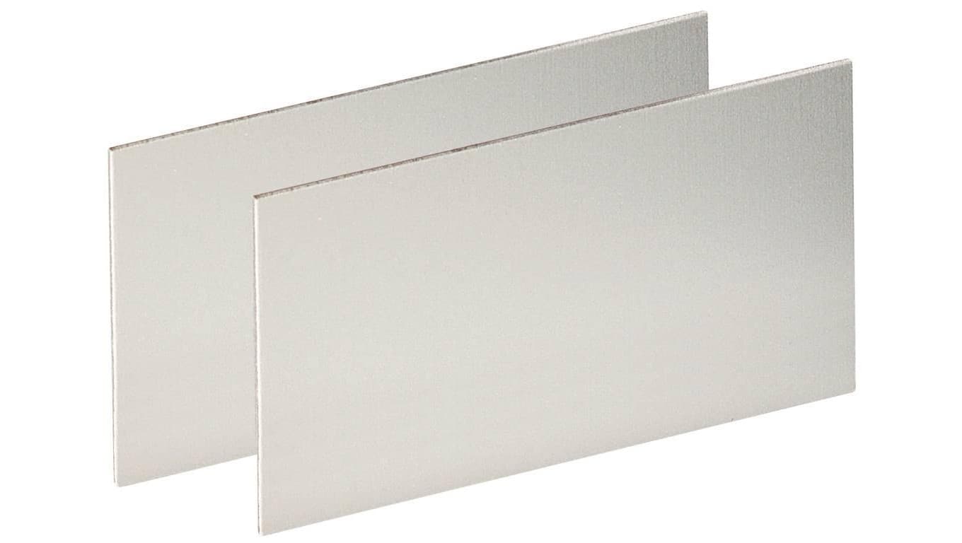 87412100 Panel przedni Seria: ALURAIL naturalny aluminium X: 101,8mm