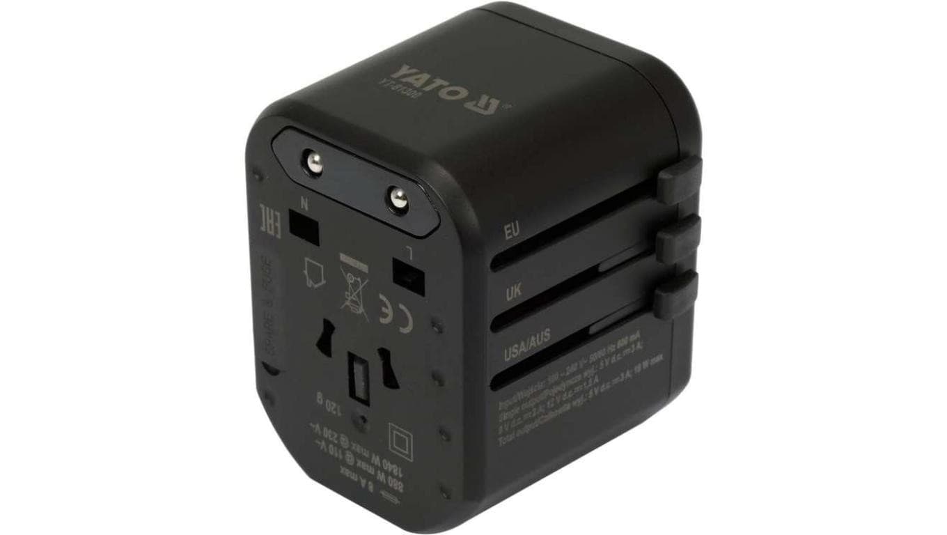 ADAPTER PODRÓŻNY UNIW. USB, USB-C 18W