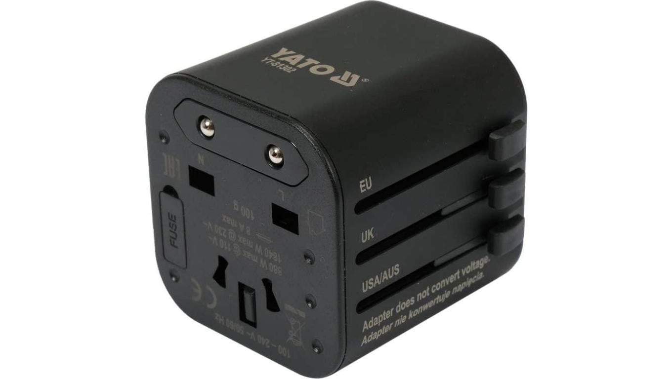 ADAPTER PODRÓŻNY UNIWERSALNY YT-81302