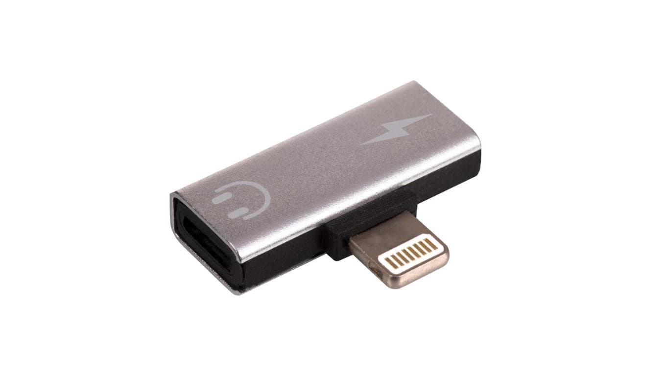 Adapter Akyga AK-AD-64 Lightning (m) / Lightning (f) / Lightning (f)