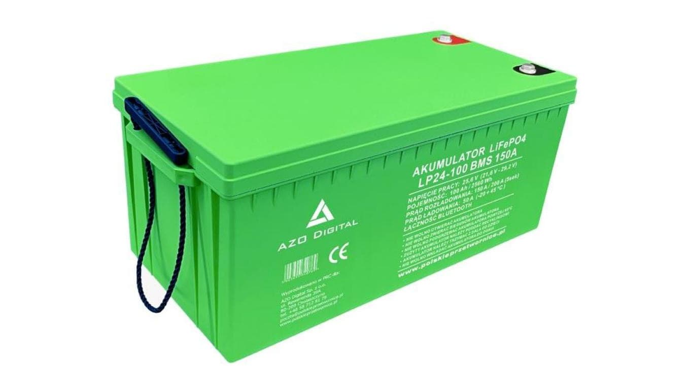 Akumulator LiFePO4 LP24-100 100Ah 24V 150A Bluetooth