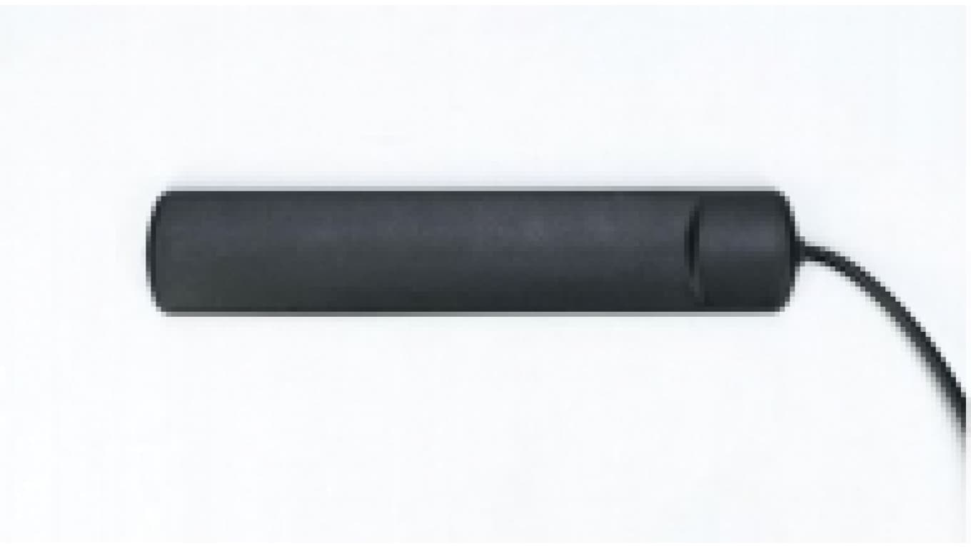 Antena GSM/LTE płaska, klejona, 2,5 dBi, 900/1800 Mhz, SMAm, czarna, AT-GSM-TAG