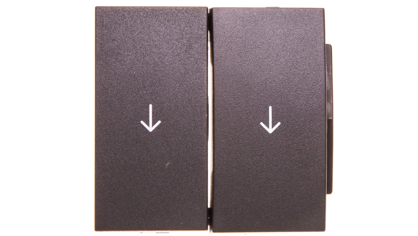 Berker B1/B5/B7 GLAS Klawisz do łącznika żaluzjowego z symbolem strzałka podwójny antracytowy 16251606