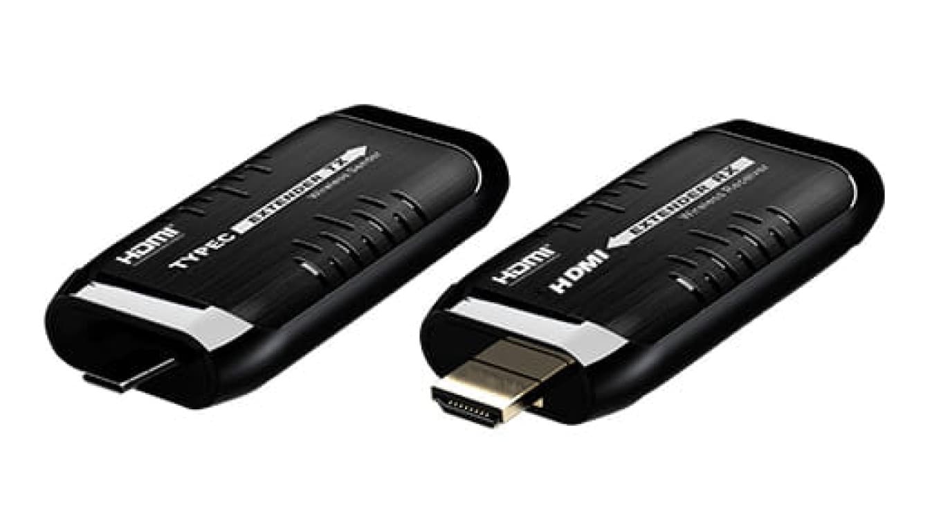 Bezprzewodowy transmiter HDMI, HD 1080p do 15 metrów HDCP LKV-388 TypeC-S