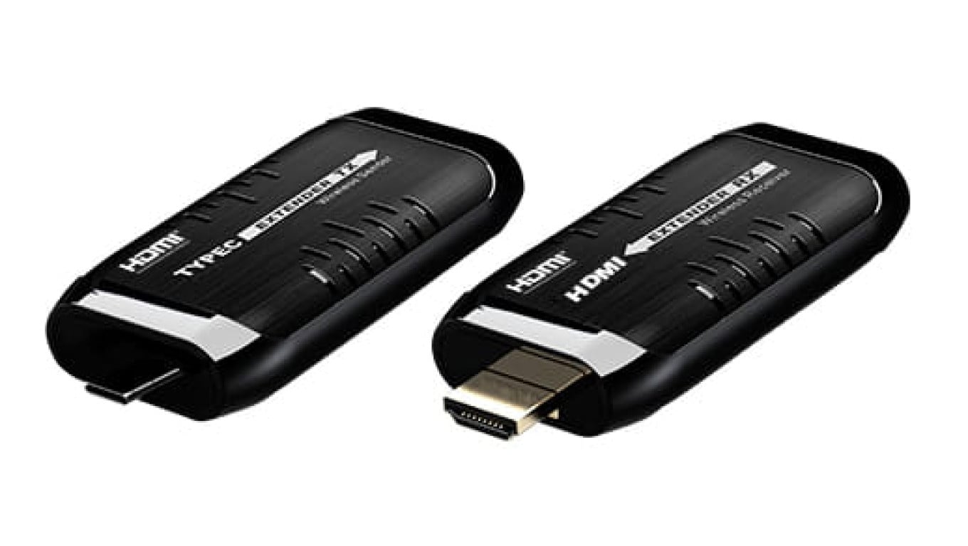 Bezprzewodowy transmiter HDMI, HD 1080p do 15 metrów HDCP LKV-388 TypeC-S