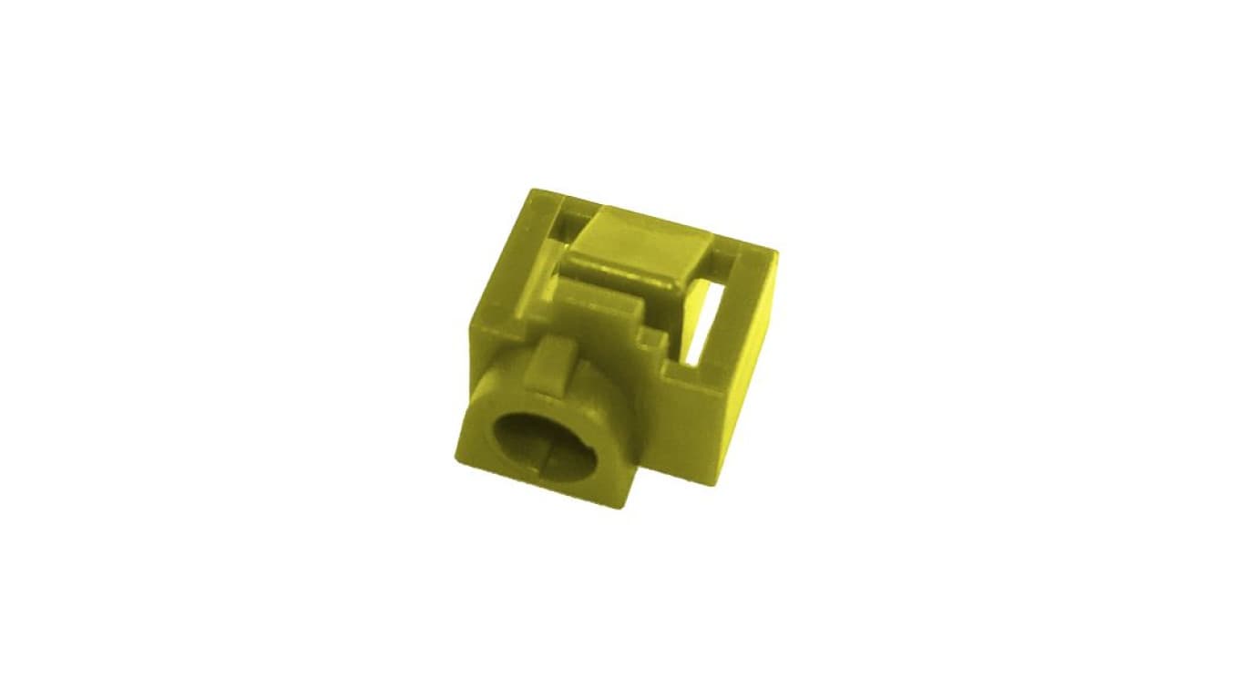 Blokada gniazda RJ45 przed nieautoryzowanym wpięciem, kolor żółty WT-BG-06