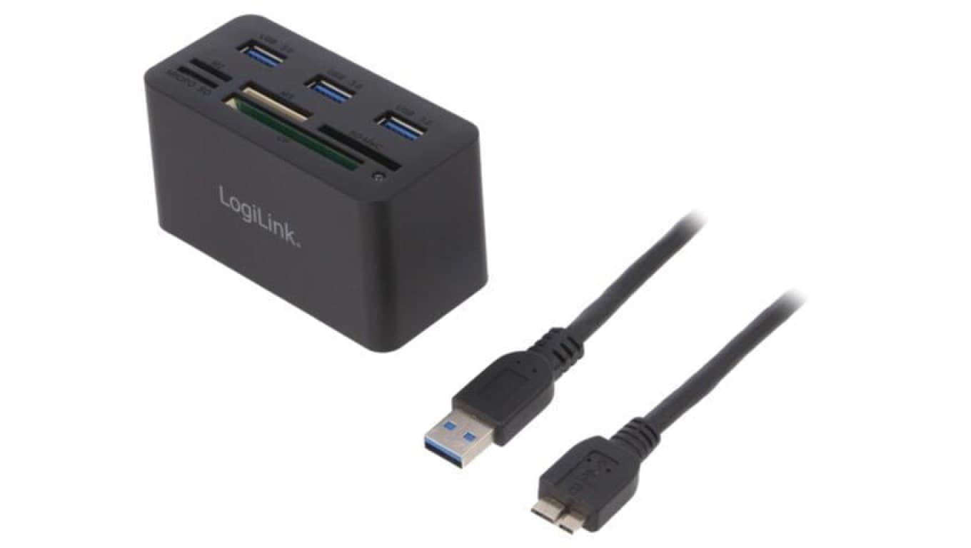 CR0042 Hub USB, USB A gniazdo x3, USB B micro gniazdo, USB 2.0, USB 3.0