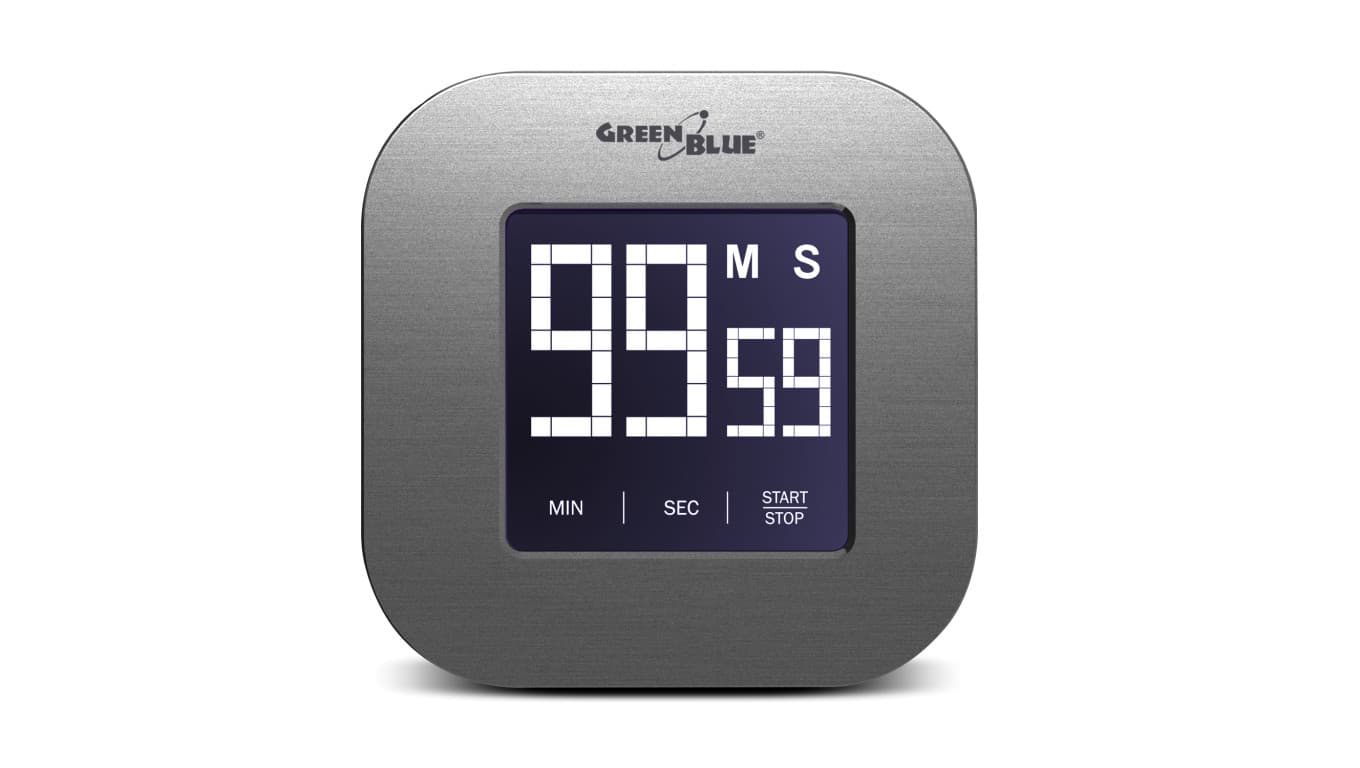 Cyfrowy timer stoper minutnik magnetyczny z dotykowym ekranem GreenBlue GB524 GB524