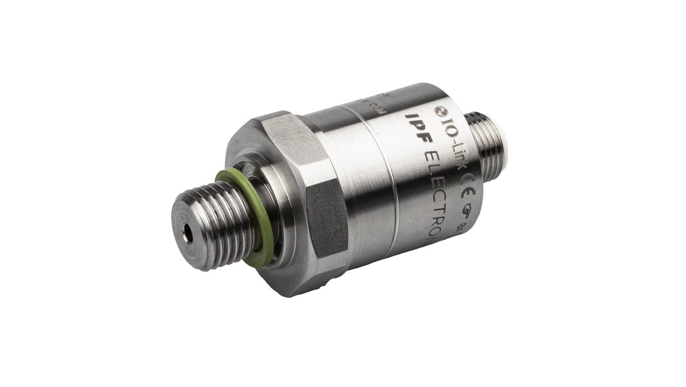 Czujnik ciśnienia śr: 26mm dł: 57mm 0-0,25bar 18-30V DC G1/4 cala 100 stC PNP/NPN NC/NO złącze wtykowe M12 4-pin IP67 DW25310P