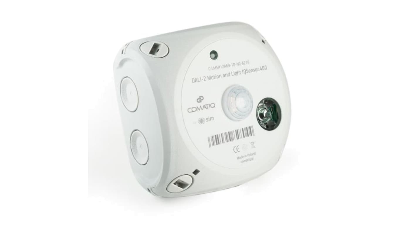 Czujnik ruchu i natężenia światła DALI-2 IQsensor.400 HighBay Comatiq