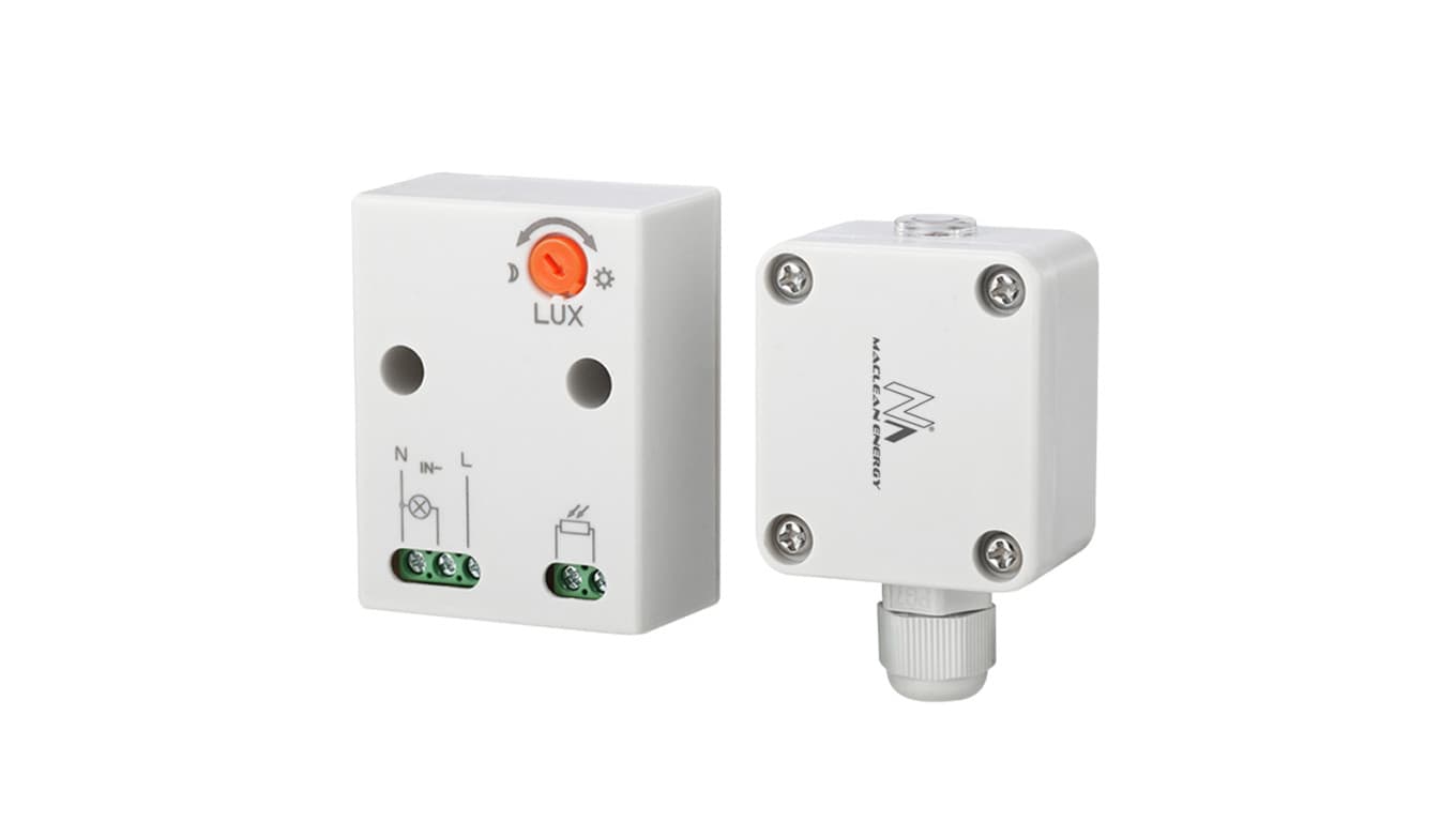 Czujnik zmierzchowy z zewnętrzną sondą max 3450W Maclean Energy MCE35 MCE35