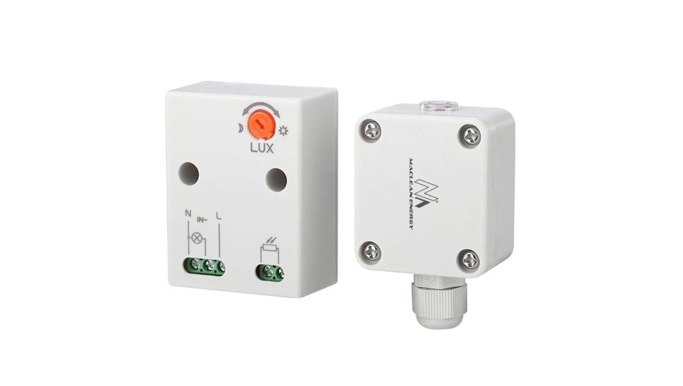 Czujnik zmierzchowy z zewnętrzną sondą max 3450W Maclean Energy MCE35 MCE35