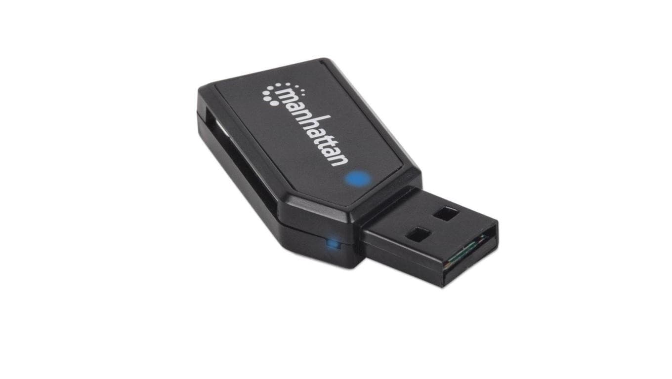 Czytnik Kart Pamięci 24w1 SD/MicroSD/MMC USB 2.0 Manhattan