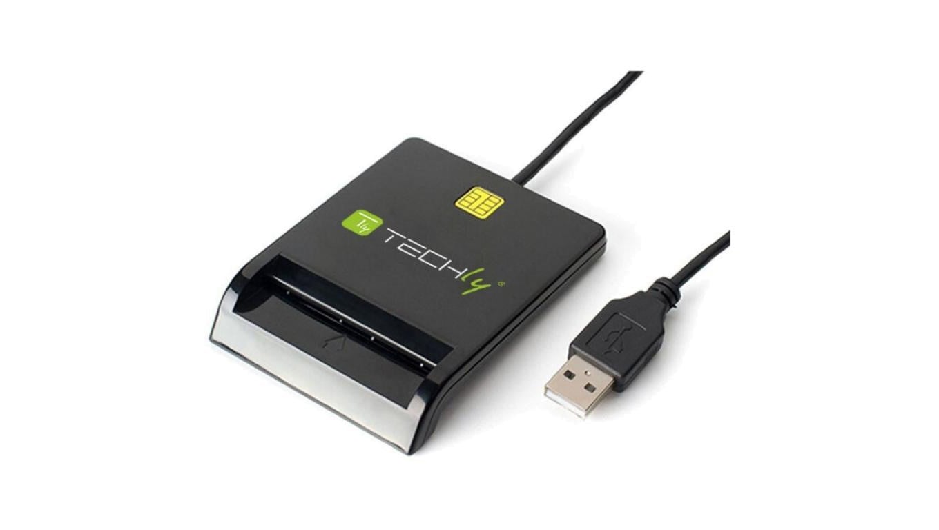 Czytnik kart chipowych smart card USB-A 2.0 techly I-CARD CAM-USB2TY2