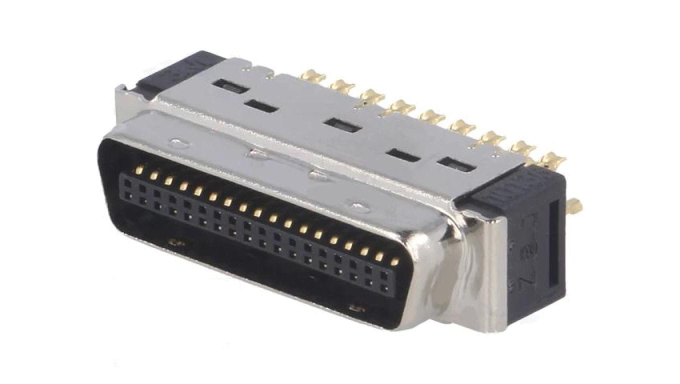 10136-3000PE Złącze: MDR PIN: 36 ekranowane na przewód Mat: poliester wtyk
