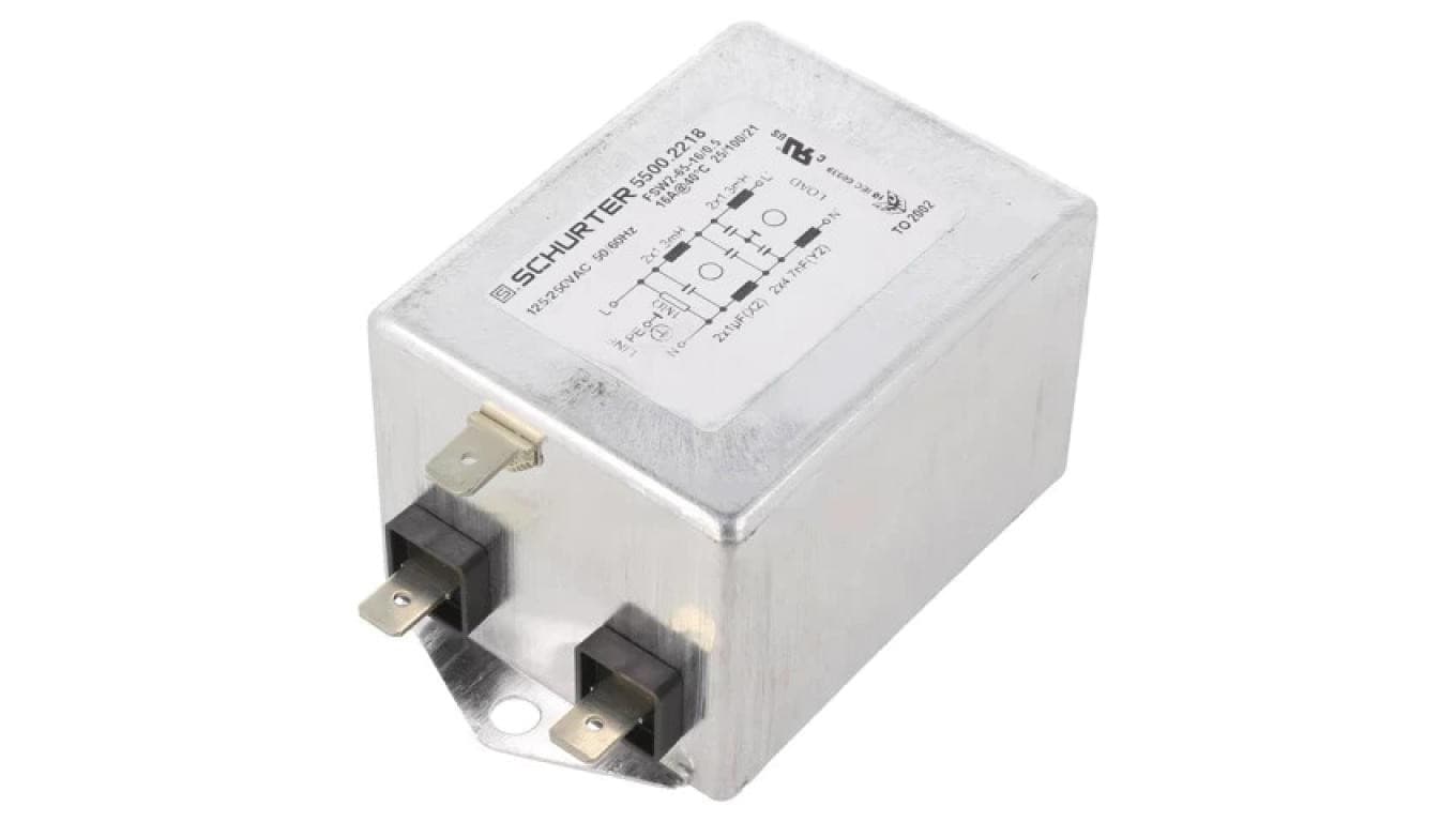 5500.2218 Filtr przeciwzakłóceniowy 250VAC Cx: 1uF Cy