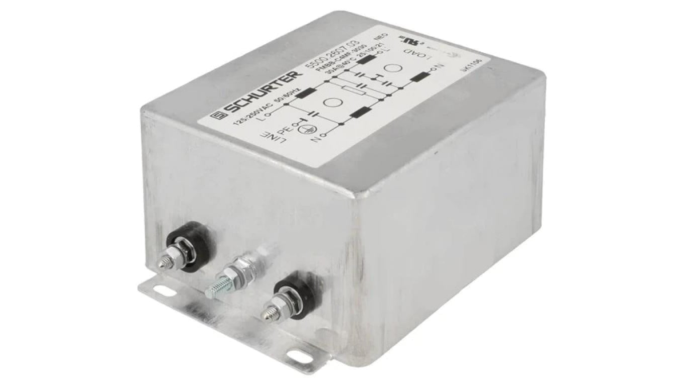 5500.2607.03 Filtr przeciwzakłóceniowy 250VAC Cx: 1uF Cy
