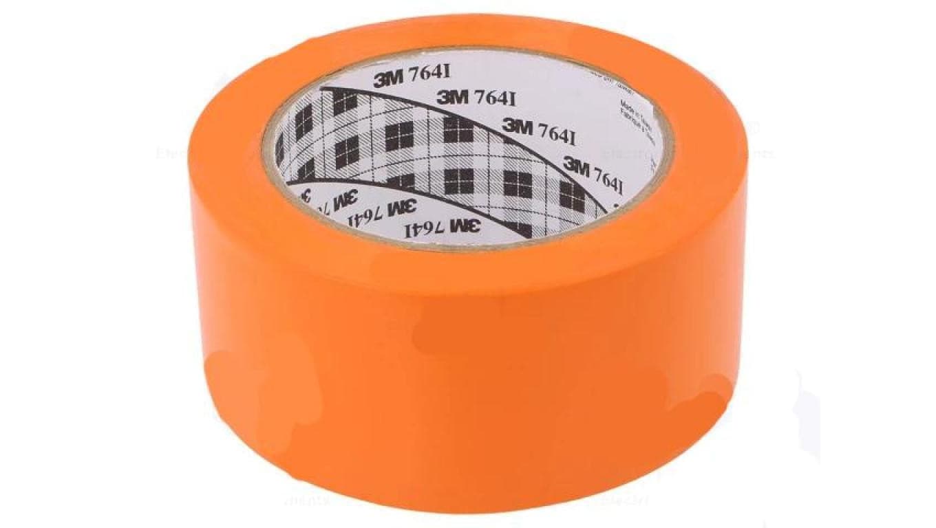 7000048923 Taśma: znakująca pomarańczowy L: 33m W: 50mm samoprzylepna