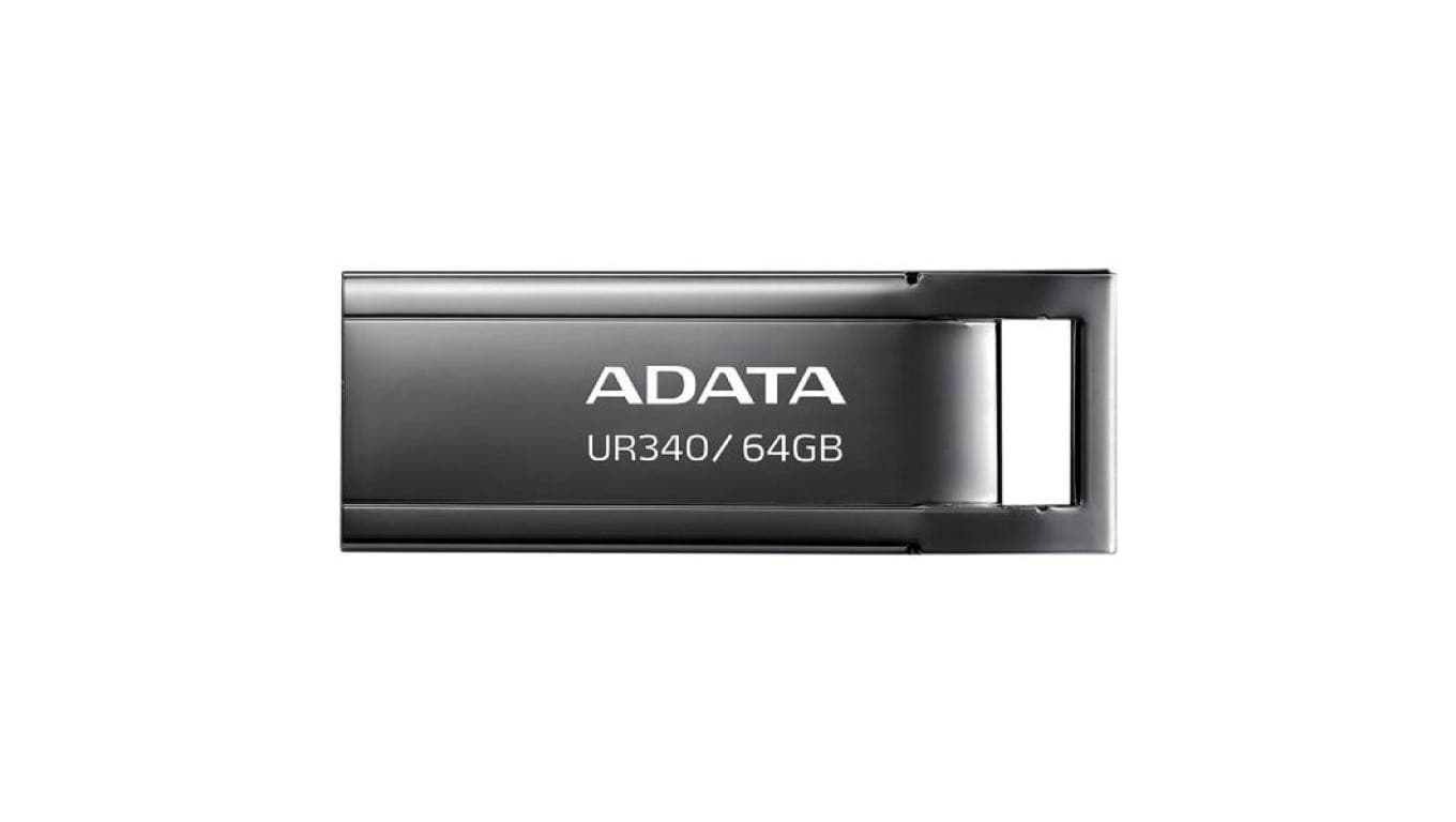 ADATA FLASHDRIVE UR340 64GB USB 3.2 BLACK