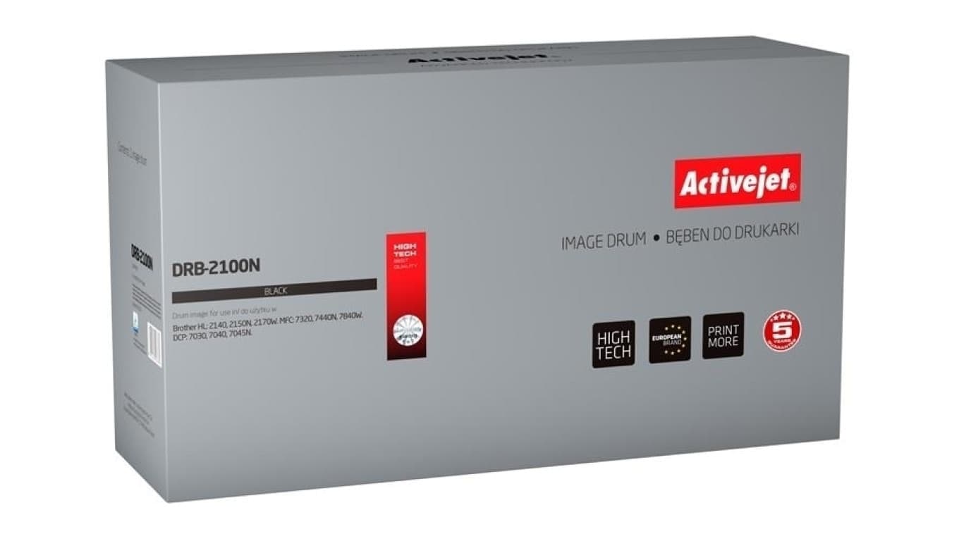 Bęben Activejet DRB-2100N (zamiennik Brother DR-2100 Supreme 12000 stron czarny)