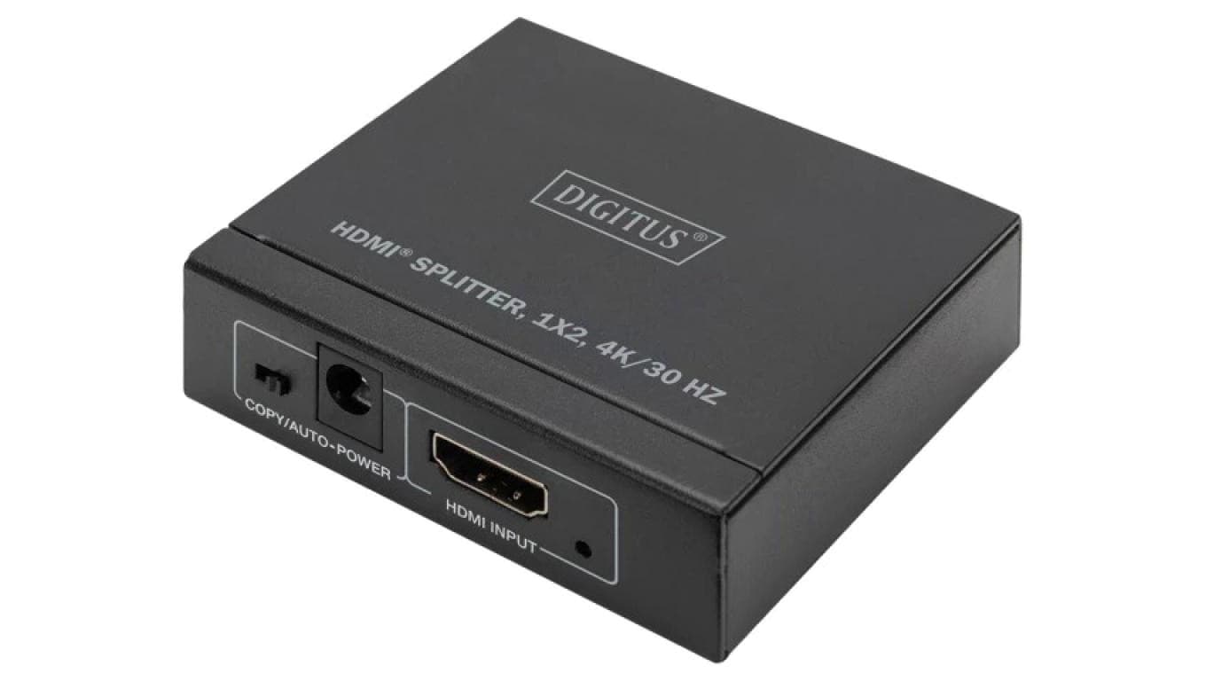 Rozgałęźnik HDCP 1.4,HDMI 1.4 czarny Wyj HDMI gniazdo x2 DS-45340