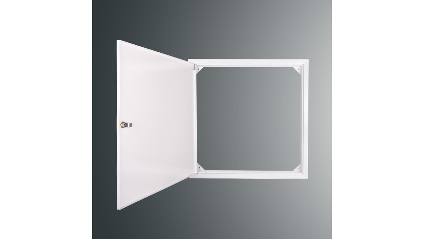 Drzwiczki rewizyjne SP 600x600 RAL9003, kołnierz szer.2,5cm