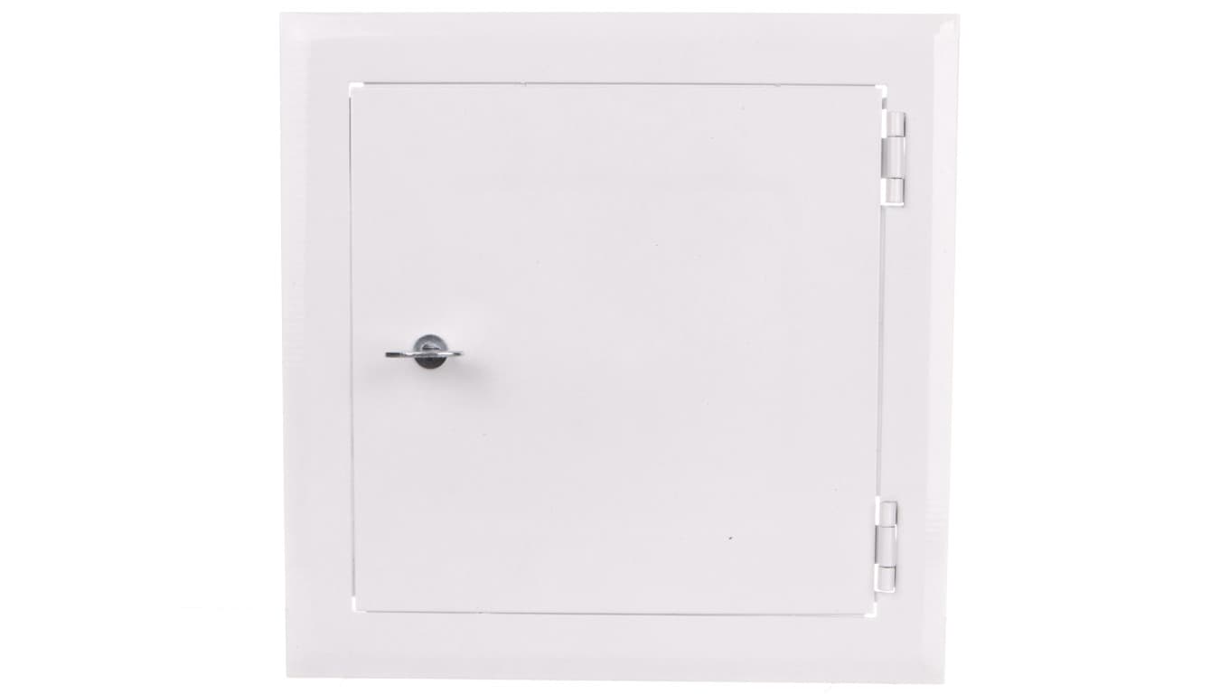Drzwiczki rewizyjne metalowe 140x140mm białe DMW81