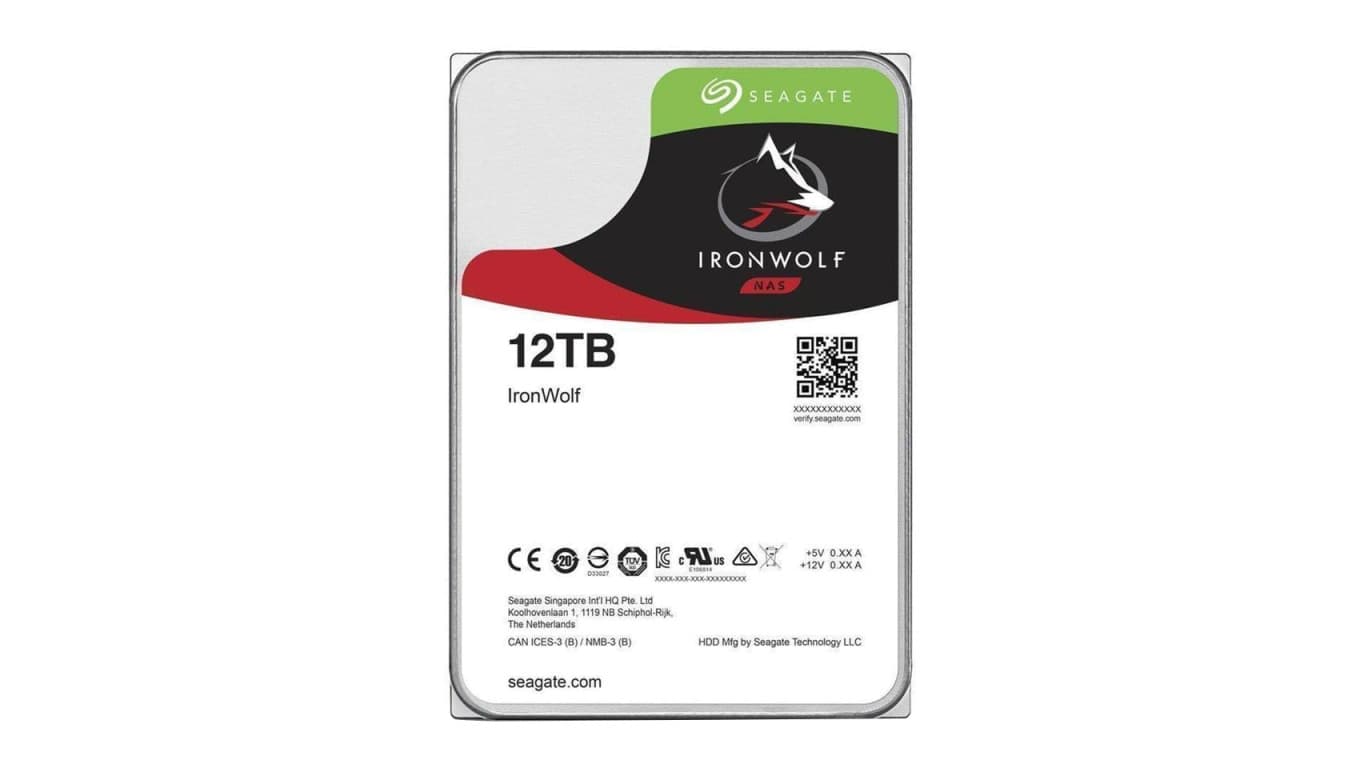 Dysk HDD Seagate IronWolf ST12000VN0008 (12 TB 3.5 SATA 256 MB 7200 obr/min)