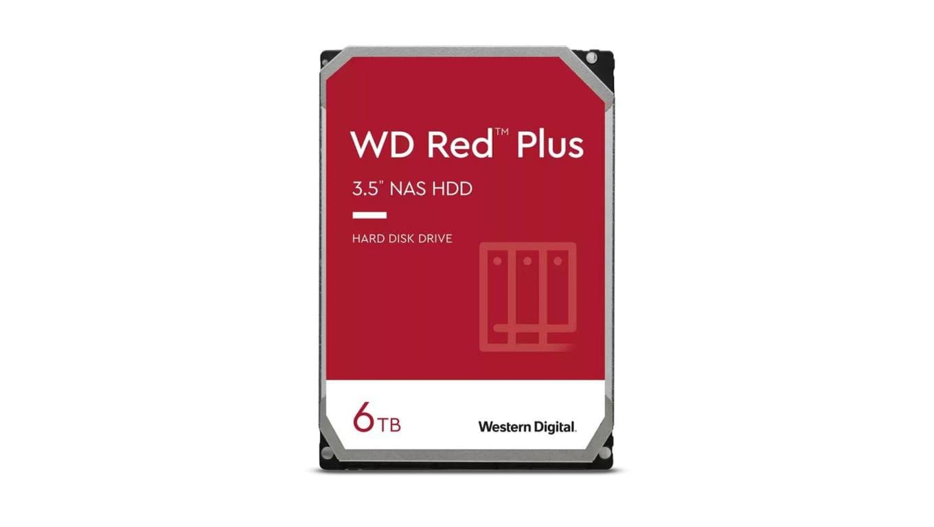 Dysk HDD WD Red Plus WD60EFPX (6 TB 3.5iquot 256 MB 5400 obr/min)