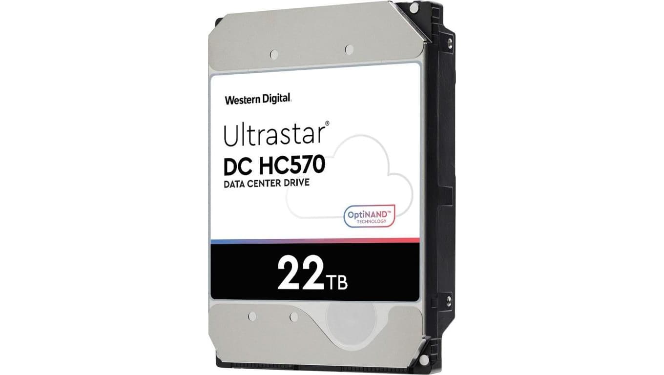 Dysk serwerowy HDD Western Digital Ultrastar DC HC570 WUH722222ALE6L4 (22 TB 3.5iquot SATA III)