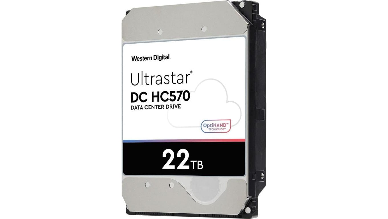 Dysk serwerowy HDD Western Digital Ultrastar DC HC570 WUH722222ALE6L4 (22 TB 3.5iquot SATA III)
