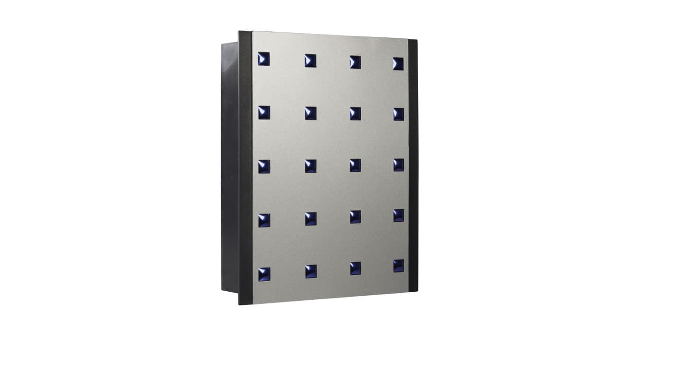 Dzwonek elektromechaniczny dwutonowy 85dB 230V AC antracyt/srebrny 412 SUB10000329