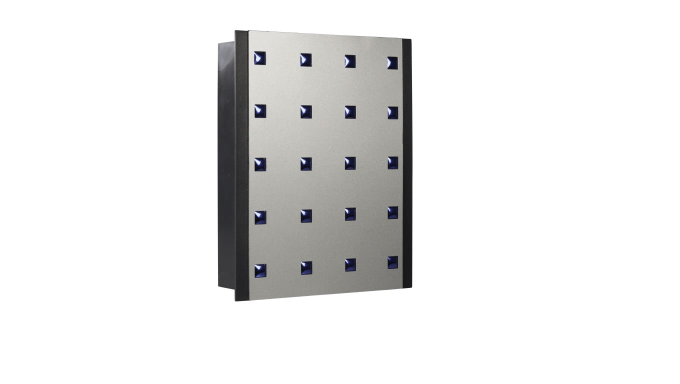 Dzwonek elektromechaniczny dwutonowy 85dB 230V AC antracyt/srebrny 412 SUB10000329